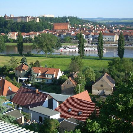 Schoene Hoehe Pirna Esterno foto