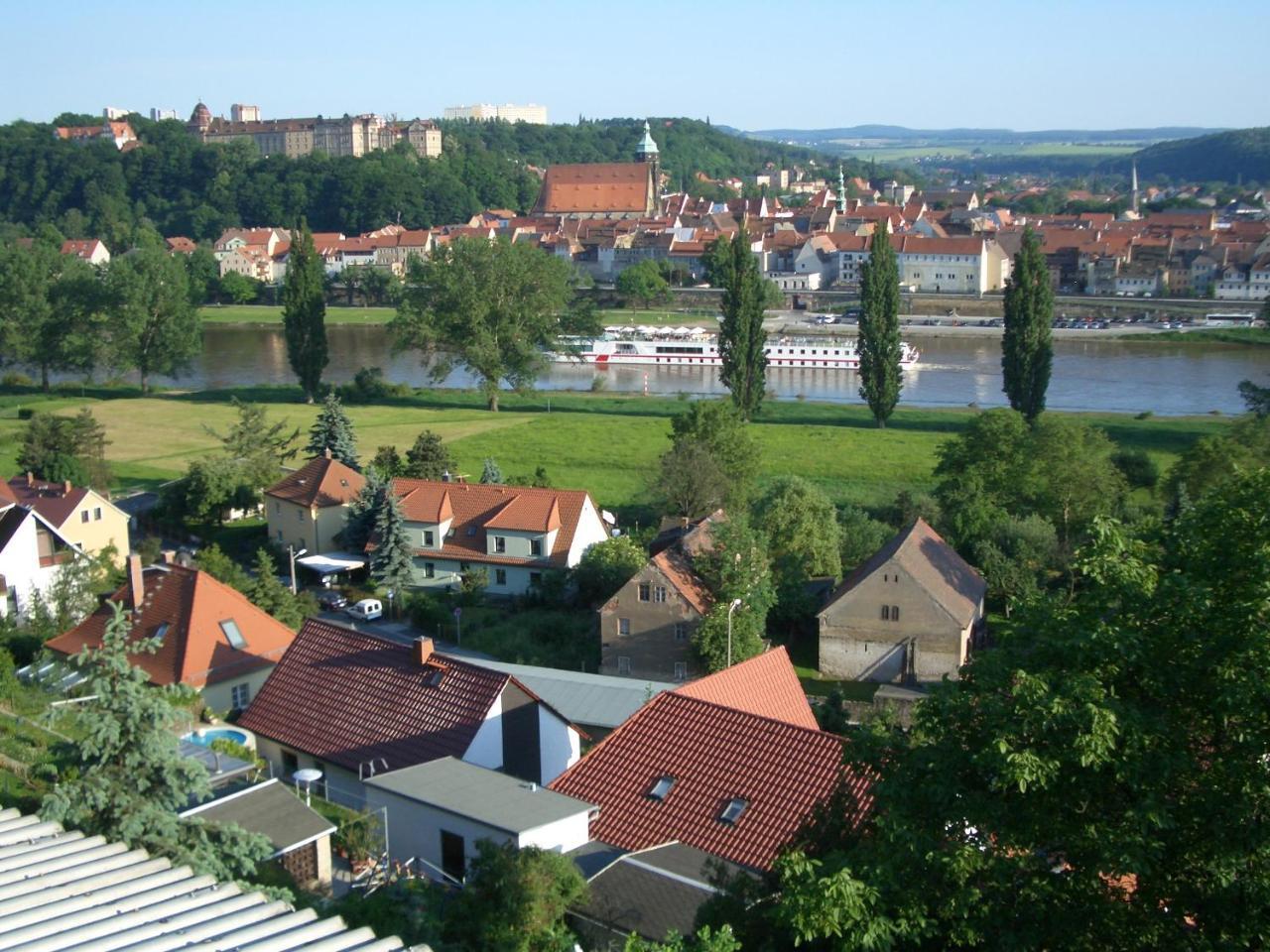 Schoene Hoehe Pirna Esterno foto